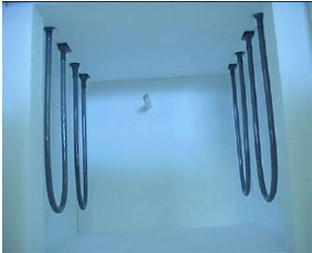 Kanthal heating elements in the Zircar Zirconia Hotspot 110 Laboratory furnace.