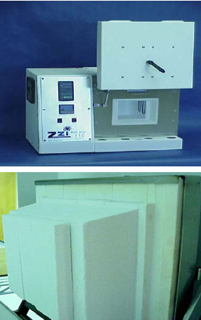 Door configuration andconstruction in the Zircar Zirconia Hotspot 110 Laboratory furnace.