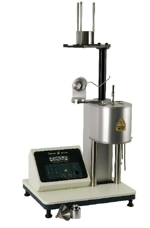 Model MP600 shown in Procedure B configuration with a motorized weight lowering platform for semi-automatic operation.