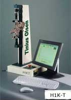 The Tinius Olsen H1K-T universal testing machine.
