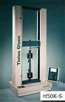 he Tinius Olsen H50K-S universal testing machine.