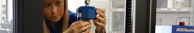 a universal testing machine.