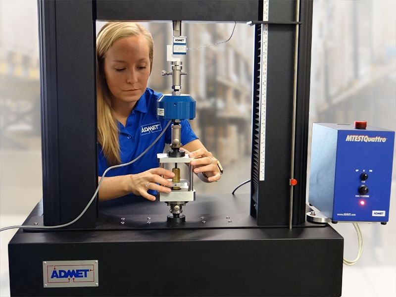 a universal testing machine.