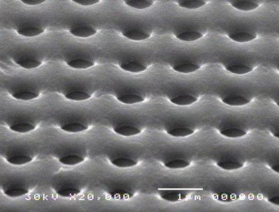 Through lithography SU-8 can be used to form patterned arrays of inkjet nozzles.