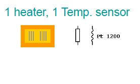 Simple resistive structure for using in CTA -mode