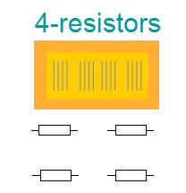 Using as full bridge with Constant voltage or current supply Flow direction sensitive