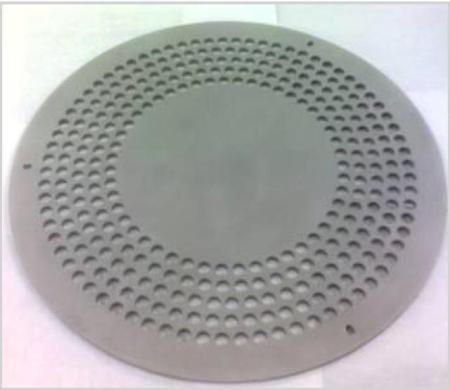 Transmission plate used with the ICP380 source