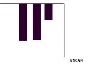 Typical b-scan image showing relative hole depth