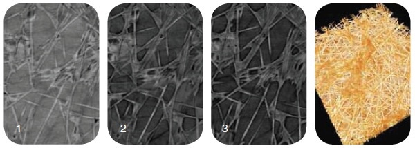 Hydrated Carbon Fiber: 4D evaporation study