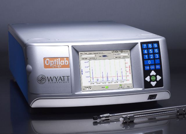 Optilab UT-rEX Refractive Index Detector by Wyatt.