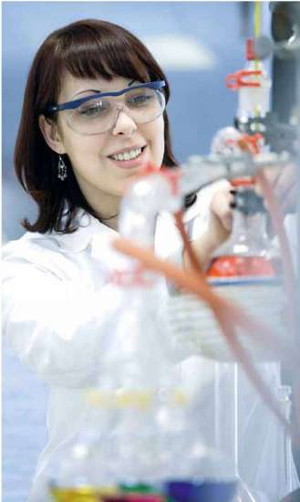 Chemical analysis lab at H.C. Starck