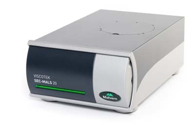 The Viscotek SEC-MALS 20 instrument.
