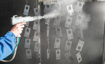 Galvanized Steel with a Powder-Coated Surface