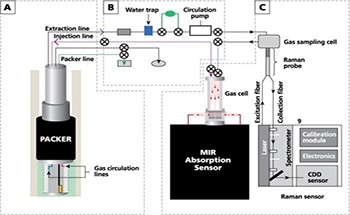 Examining Soil Gases in CO2 Sequestration with Tandem Raman and IR Spectroscopies