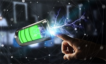 Glass-like phase found in electrode for sodium batteries prevents it from cracking
