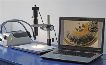 Inspecting for Burrs in Piston Cooling Channels