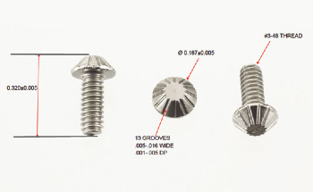 Insert Screw of Pharmaceutical Drug Delivery Systems