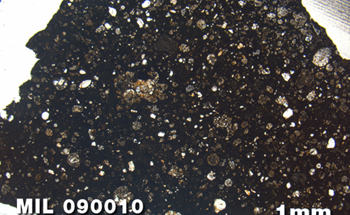 Finding Element Distributions in a Meteorite with Energy Dispersive Spectroscopy