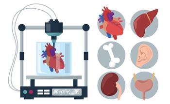 Producing Bioprinting Material with Microbes