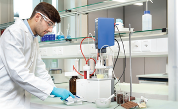 Using a Homogenizer for Internal Extraction during KF Titration