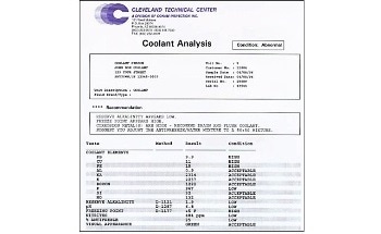 Antifreeze Dilution Chart