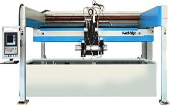 Jet Edge's High Rail Gantry Waterjet System
