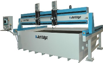 Mid Rail Gantry Waterjet System from Jet Edge