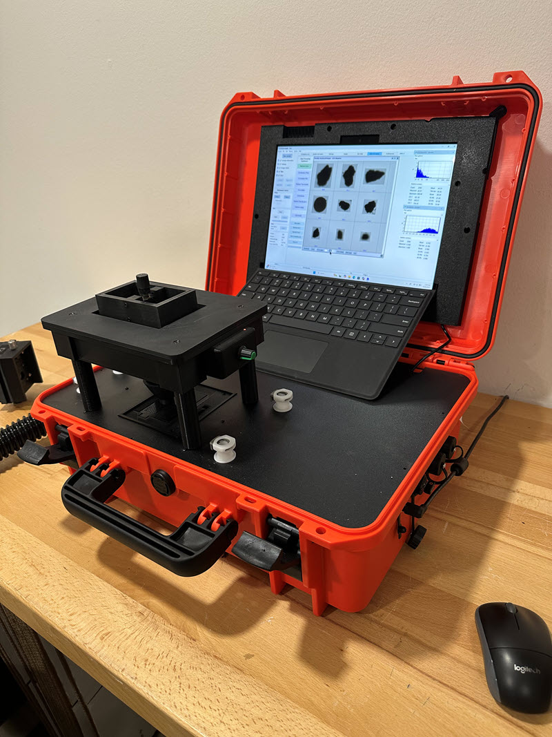 Truly Portable Dry Powder Analyzer