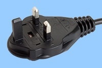 The United Kingdom and Ireland Cord Set (Part No.: 86243070)