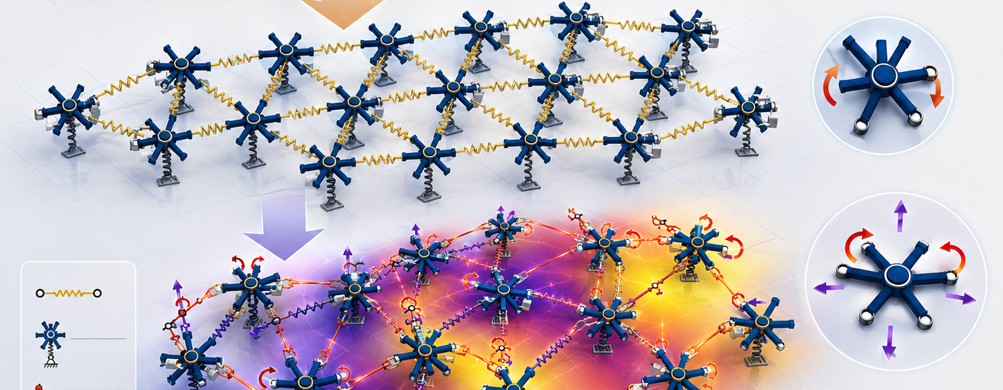 Grounded Metamaterials Keep Their Shape-Shifting Mechanics Stable