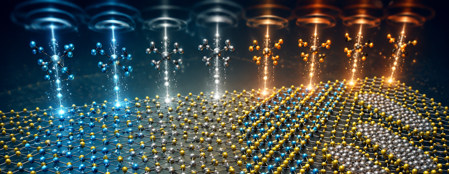 Atomic Pulses Tune 2D Semiconductor Alloys for Future Quantum Materials