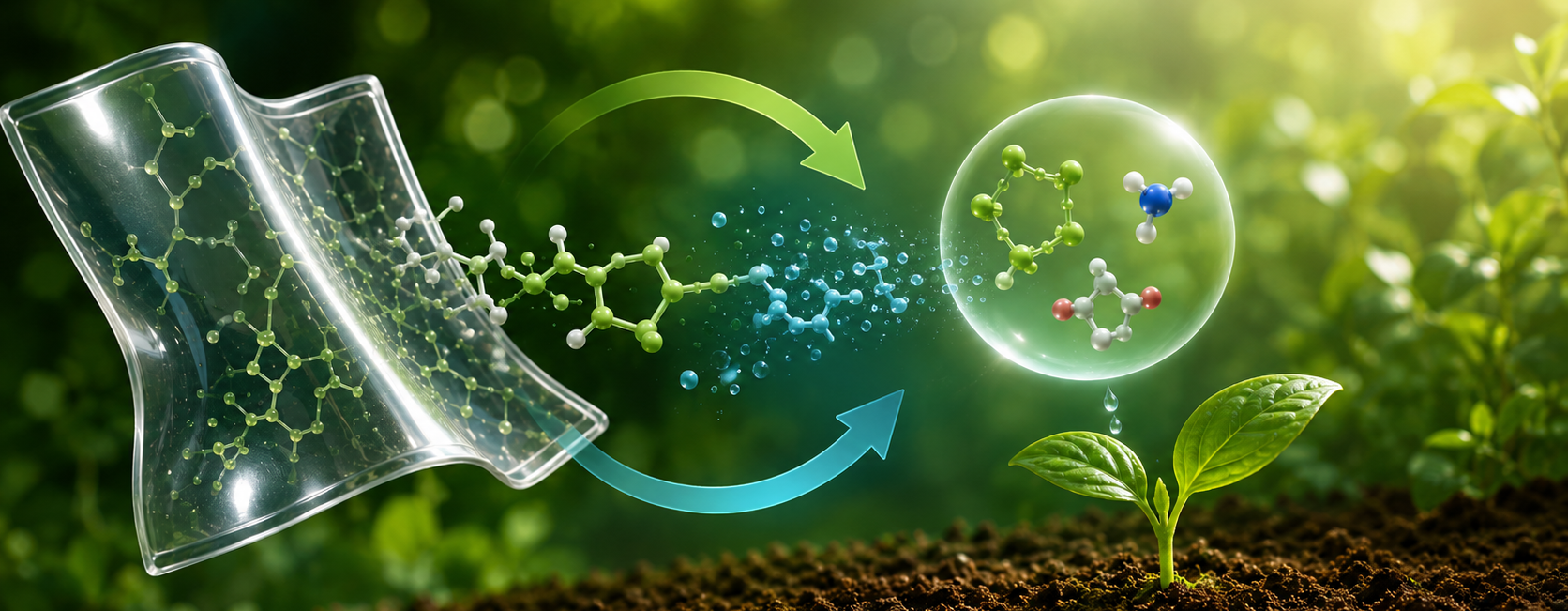 A Plastic Designed to Become Fertilizer After Use