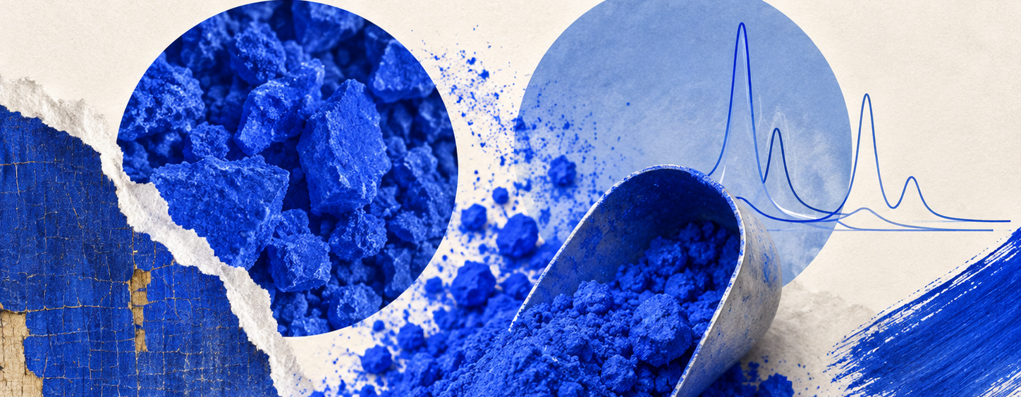 That “Manganese Blue” Pigment May Not Contain Manganese at All