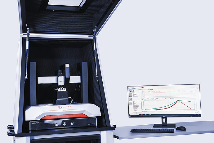 Additional Dynamic Mechanical Analysis (DMA) with “Sinus Mode”