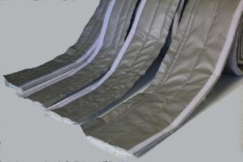 Straight 2 pipe removable insulation blanket