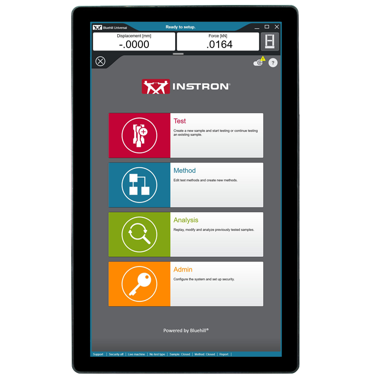 Static Testing Software—Bluehill® from Instron