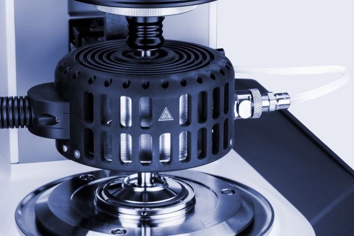 The MCR 703 MultiDrive for Dynamic Mechanical Analysis upclose shot of valve.