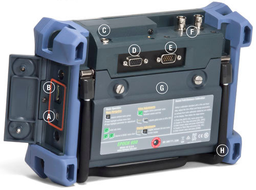 the EPOCH 650 Ultrasonic Flaw Detector