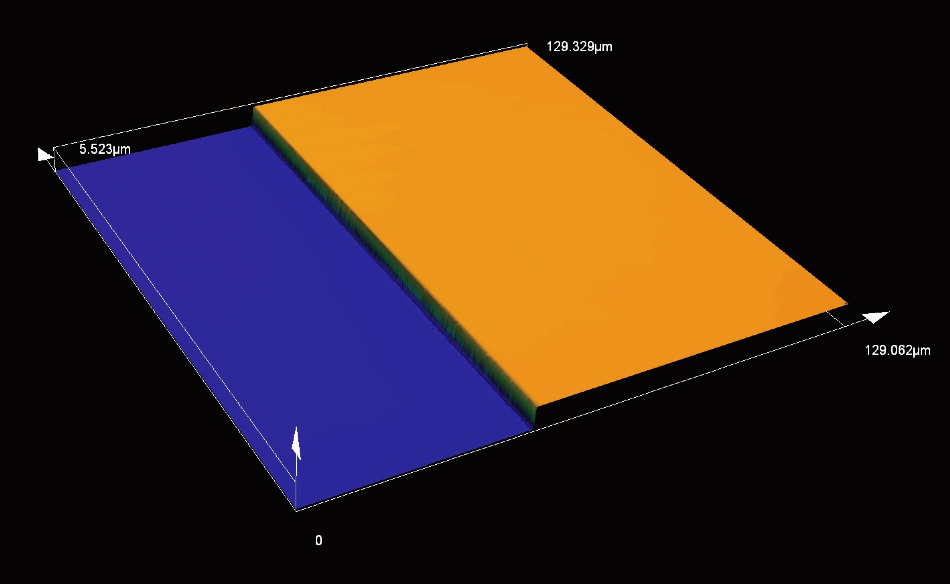 Photoresist/height measurement (MPLAPON100XLEXT).