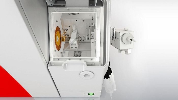 Internal mechanisms of the ICP-MS instrument.