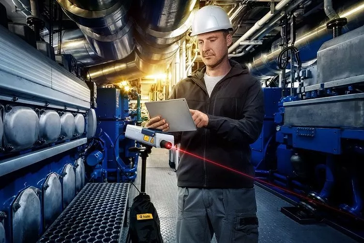 VibroGo laser vibration sensor for stand-off condition monitoring.