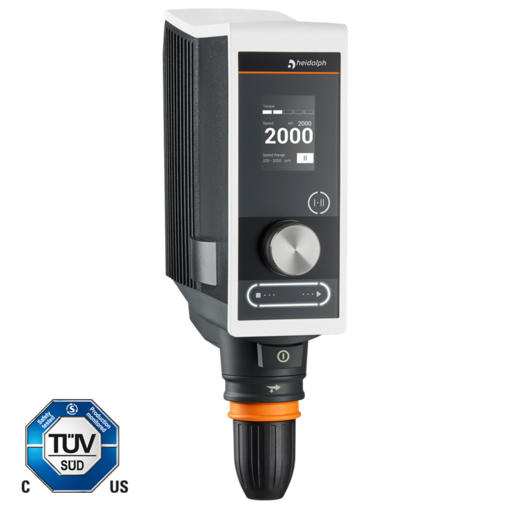 Hei-TORQUE Value 400: This model allows powerful stirring up to 400 Ncm.