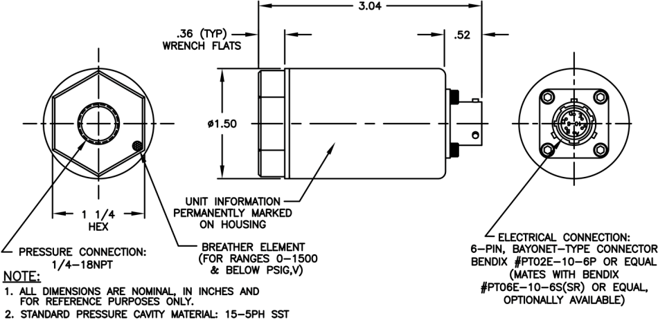 Model 34B—Pressure Transmitter
