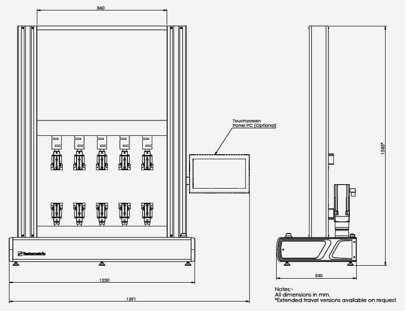 X500 MS Series of Universal Testing Machines