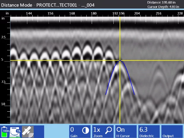 Ground Penetrating Radar for Concrete Inspection: StructureScan Pro