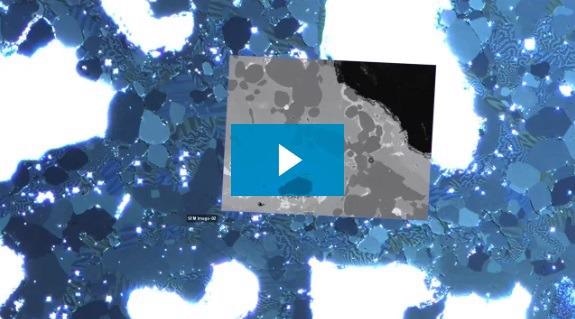 With ZEN Connect, you can visualize different microscopy images and data from the same sample—in context and in one place. Discover the correlations between micrographs at different scales. Benefit from integrated reporting across the connected datasets.