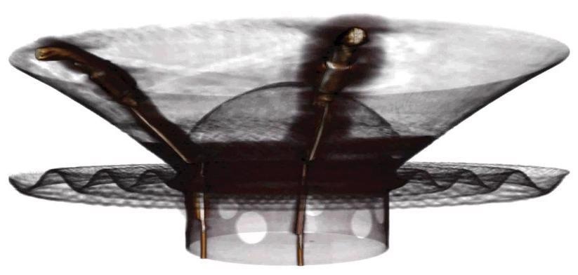 Image large samples with Wide Field Mode such as this 6” stereo speaker.