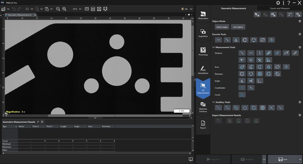 PRECiV 2D Image and Measurement Software from Evident