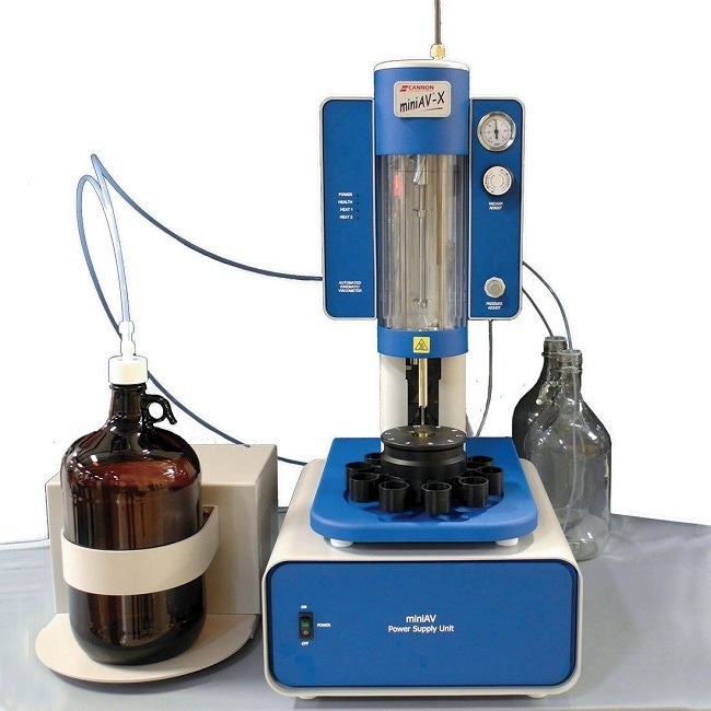 Automated Viscometry for Unattended D445 Processing with MiniAV-X