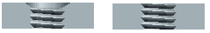 TMC countersunk holes (left) versus non-countersunk holes in competitive design (right).